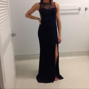 Navy Blue Formal Dress